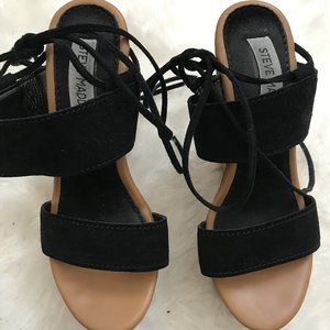 STEVE MADDEN WOOD WEDGE